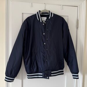Aritzia TNA Stadium Jacket Navy